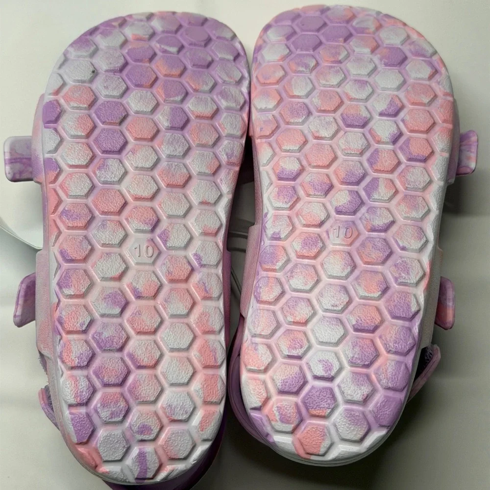 Cat & Jack Girls’‎ Pink and Lavender Sandals